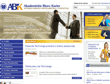 Tablet Screenshot of biurokarier.wshit.edu.pl
